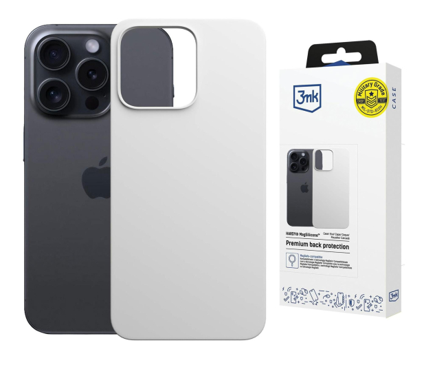 3MK Hardy MagSilicone White do iPhone 14 Pro Max 5903108661690 - 1344424 - zdjęcie